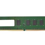 Photo of DDR4 DDR3 DDR2 DDR RAM memory module isolated on white background. High resolution photo.